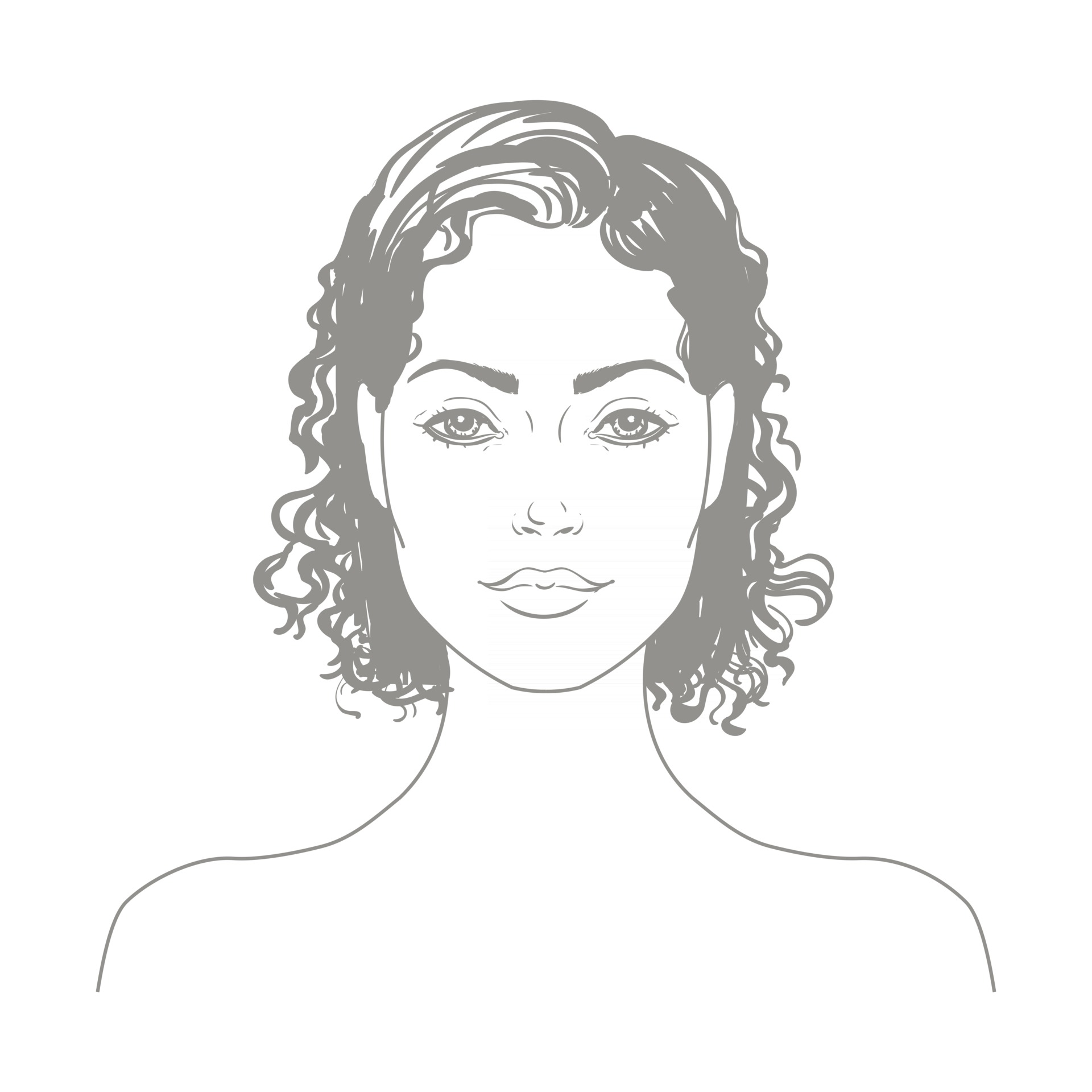 Woman Face Sketch Vector Art Icons and Graphics for Free Download