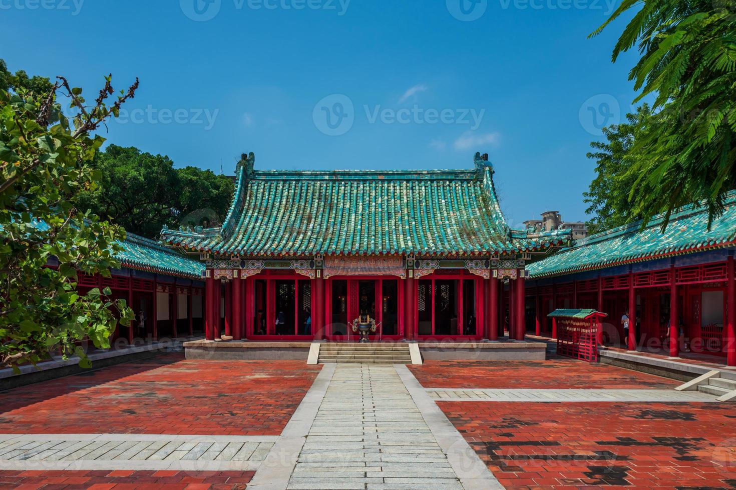 el templo de confucio en tainan en taiwán foto