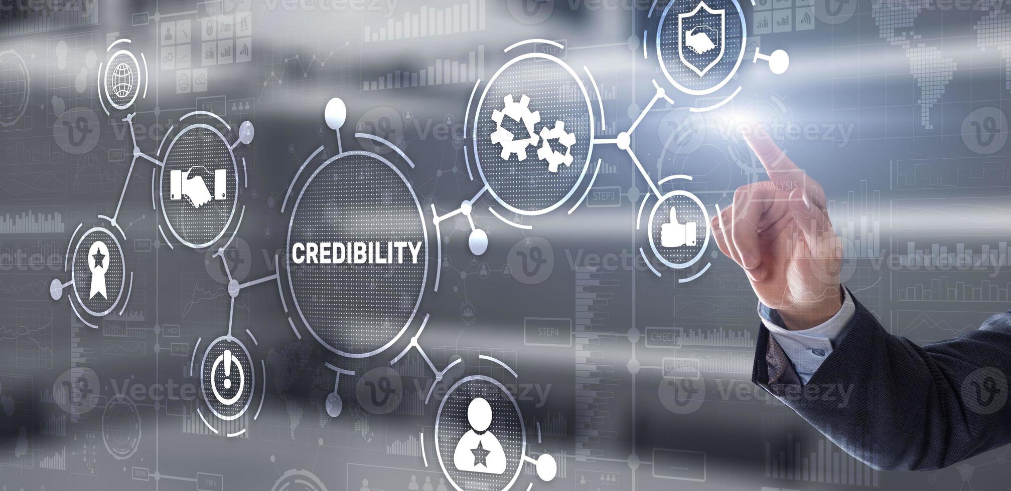 Modern business solution concept photo