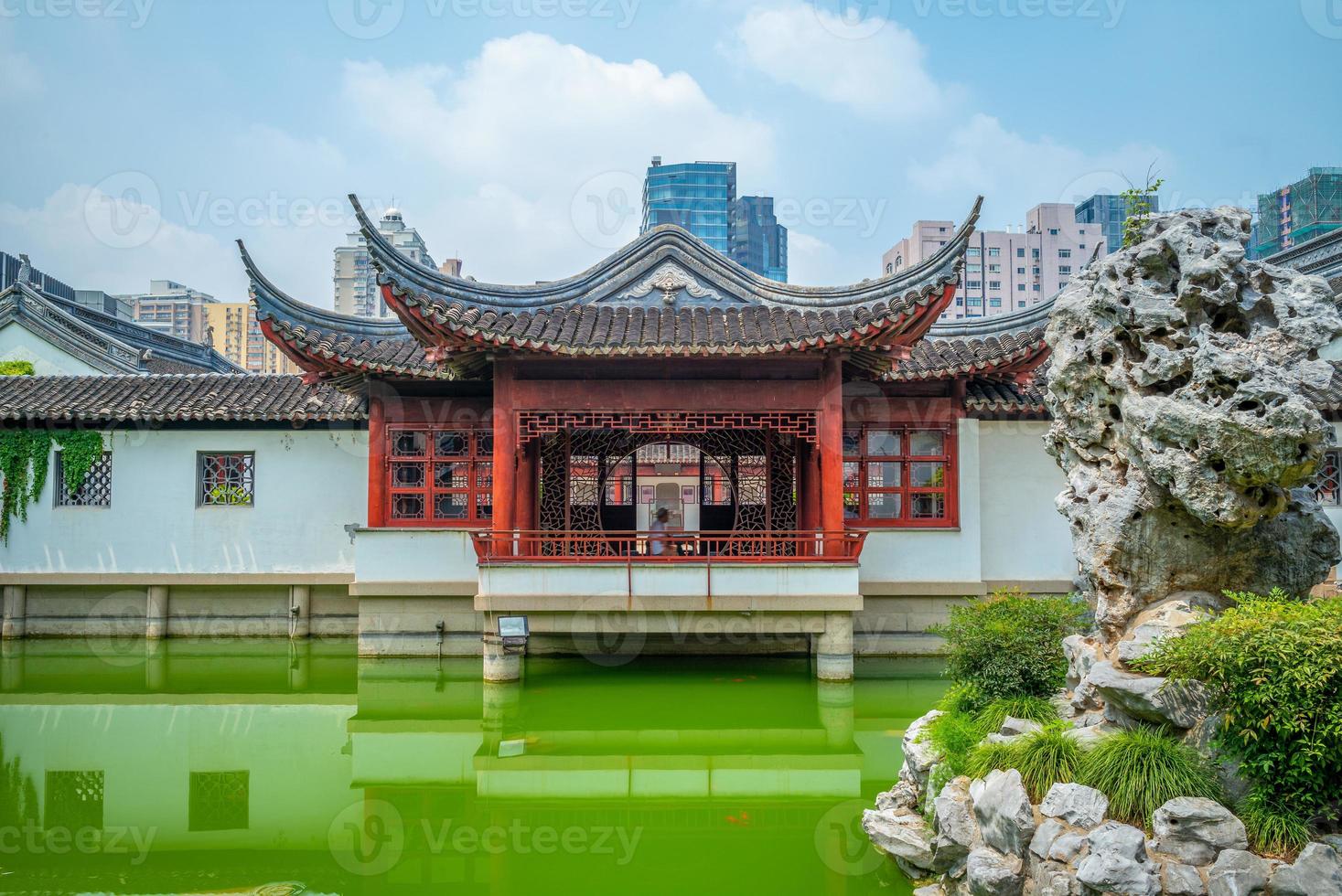 Wen Miao, templo confuciano, en Shanghai, China foto