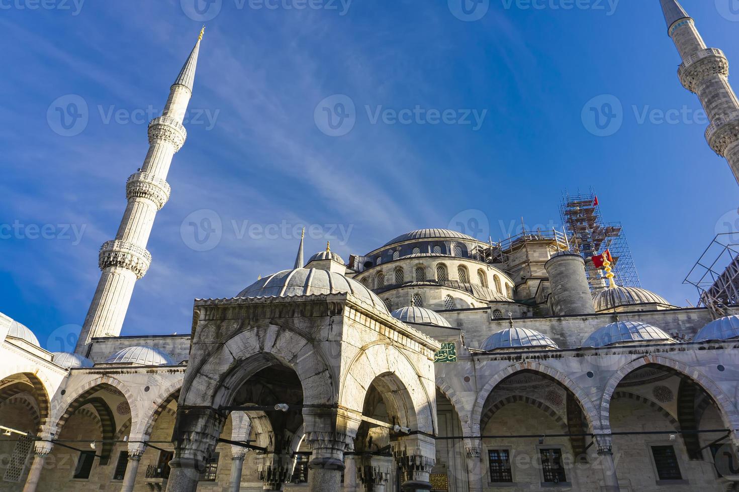 Mezquita del Sultán Ahmed Mezquita Azul en Estambul, Turquía foto