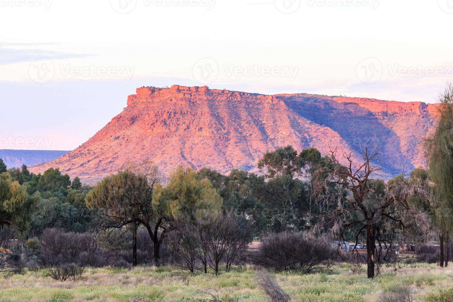 Cañón de los reyes al atardecer territorio del norte de Australia foto