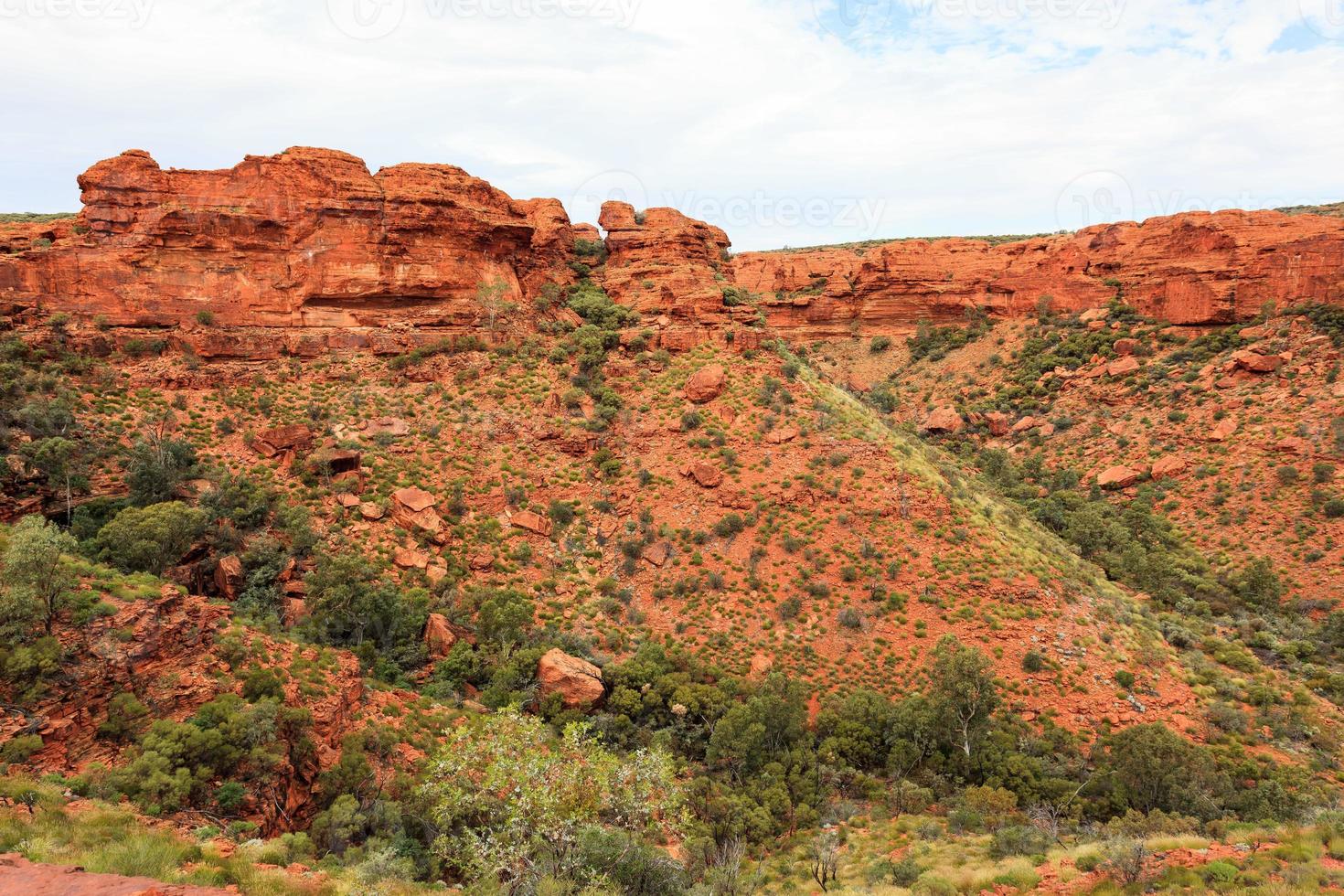 Kings Canyon desde la parte superior del territorio del norte de Australia foto