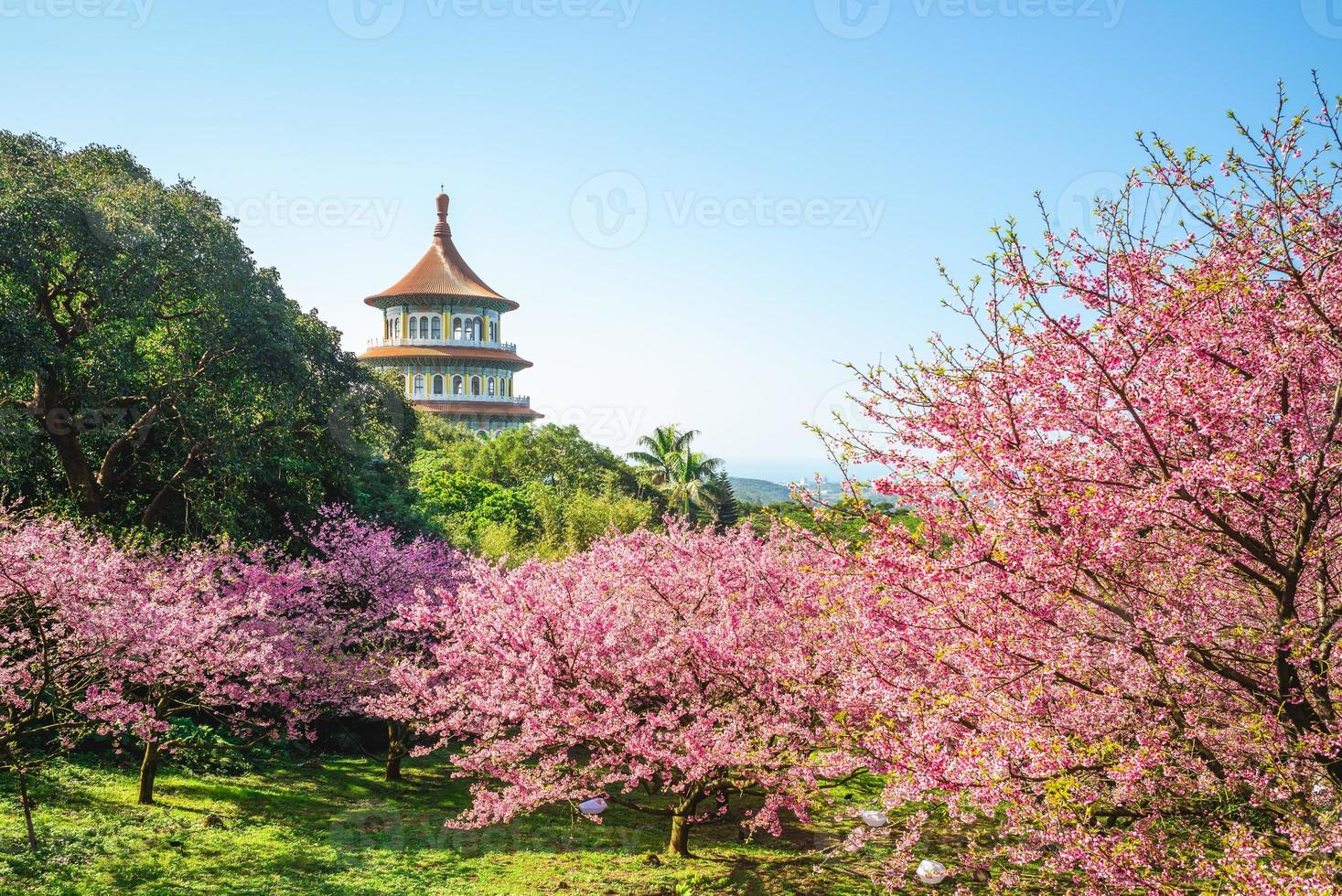 templo de wuji tianyuan en la ciudad de nueva taipei, taiwán. foto