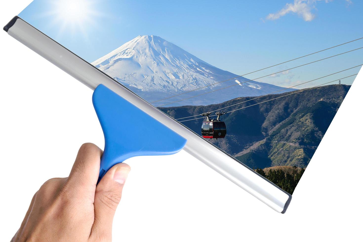 Wipe the glass photo