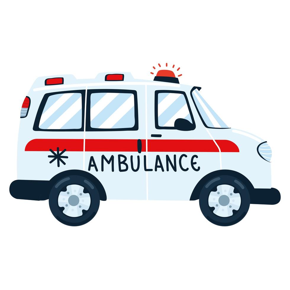 ambulance emergency transport vector