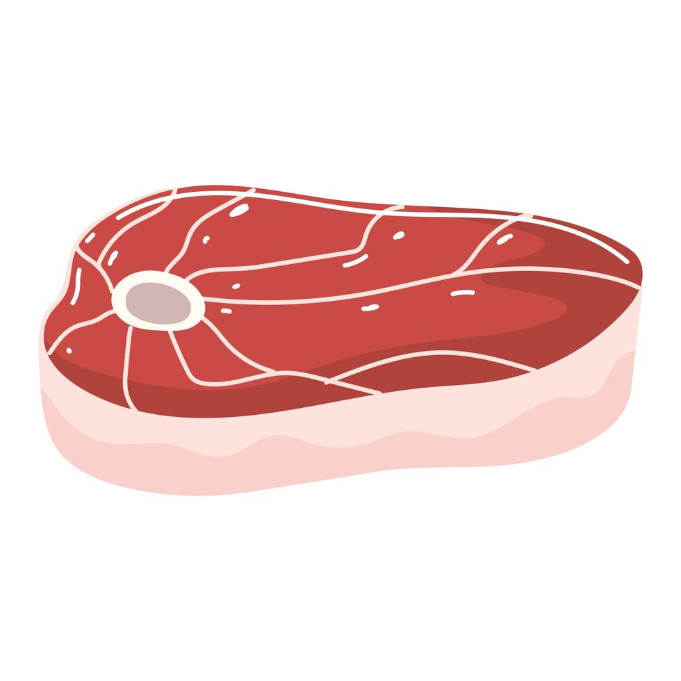 steak beef food vector
