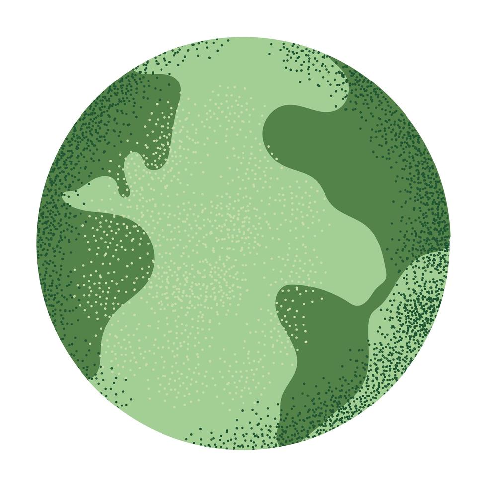mapa del mundo verde vector