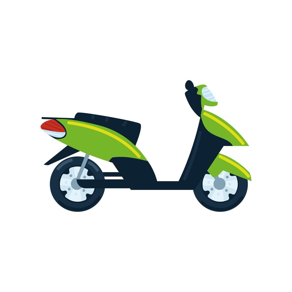 city transport motorcycle vector