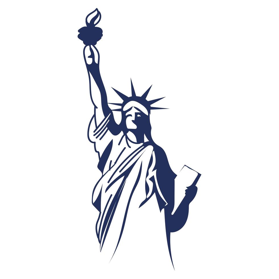 estatua de la Libertad vector