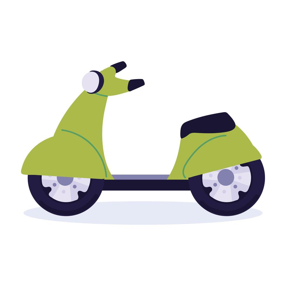 ecology electric motorbike vector