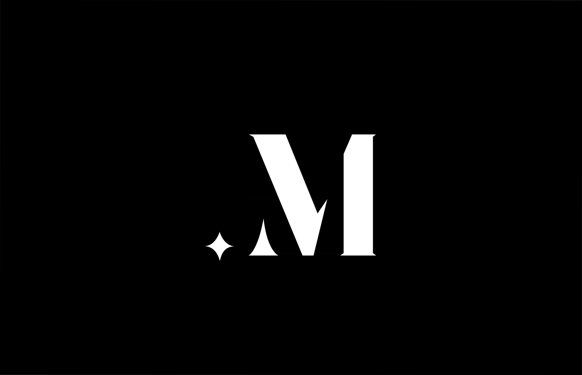 M Alphabet Letter Logo For Business And Company Creative Lettering In Black And White Corporate Identity Branding Design Icon 2638141 Vector Art At Vecteezy