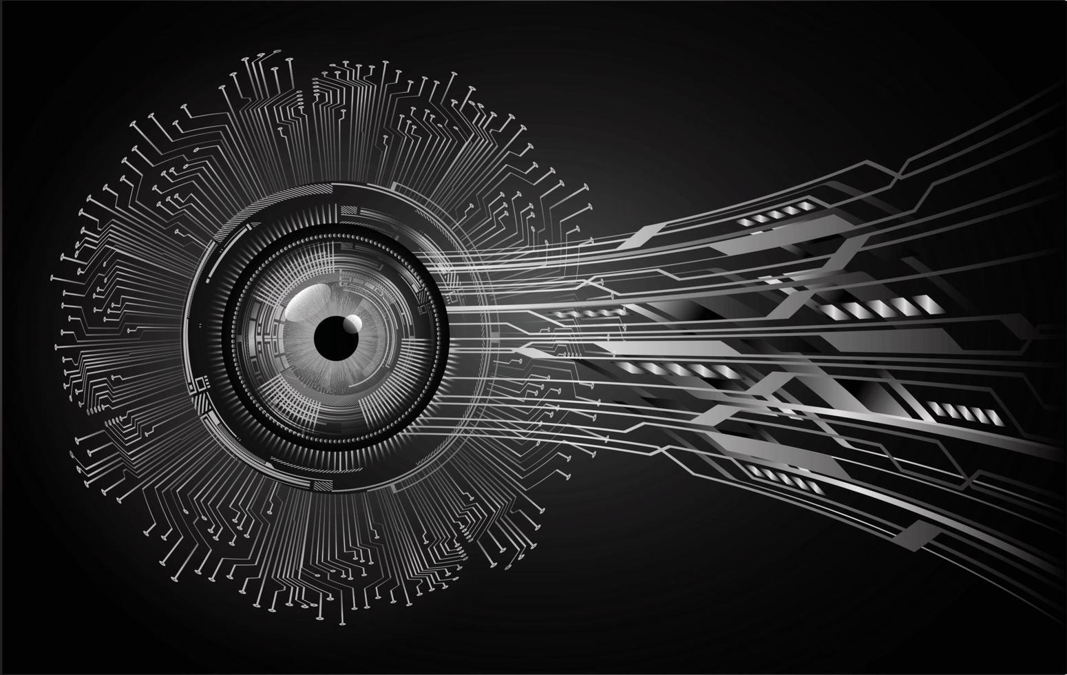 cyber circuit future technology concept background vector