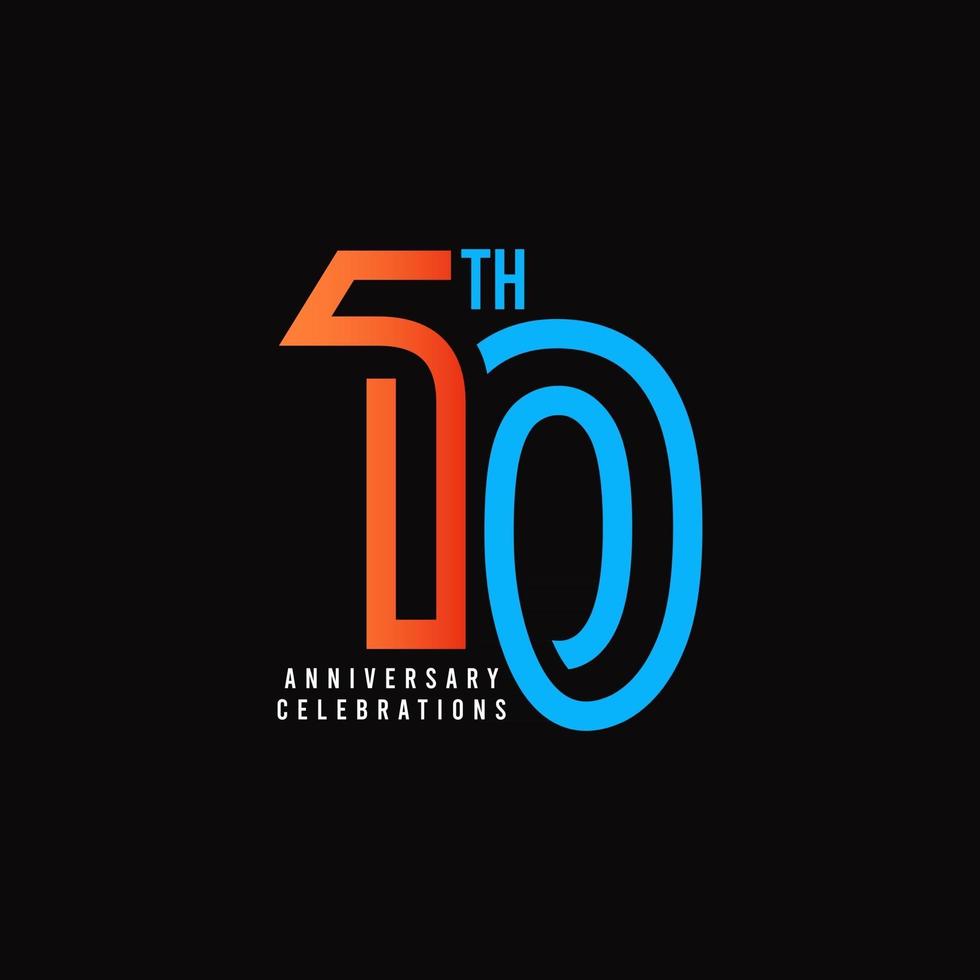 10 Th Anniversary Celebration Vector Template Design Illustration