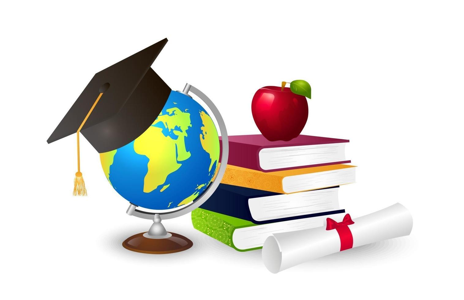 The concept of education. Vector illustration.
