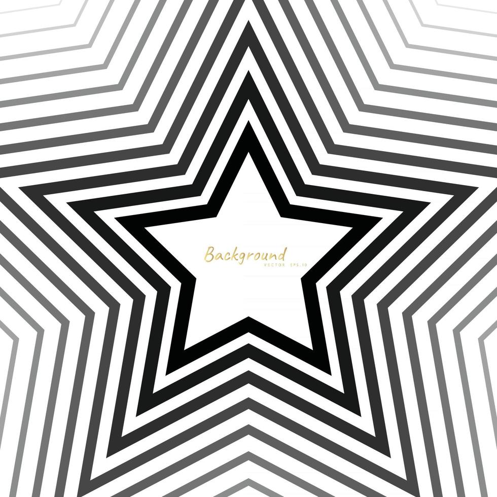 Star line pattern background vector