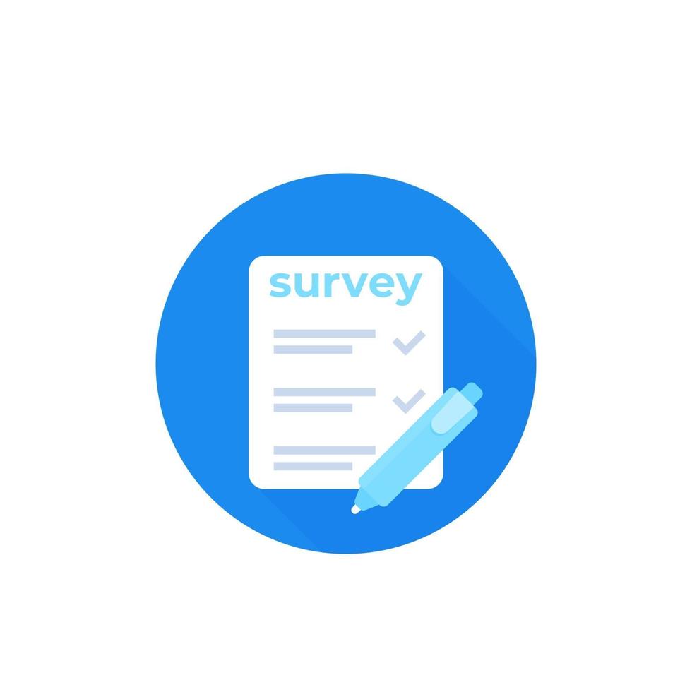 Start survey stock vector. Illustration of check, icon - 149768233