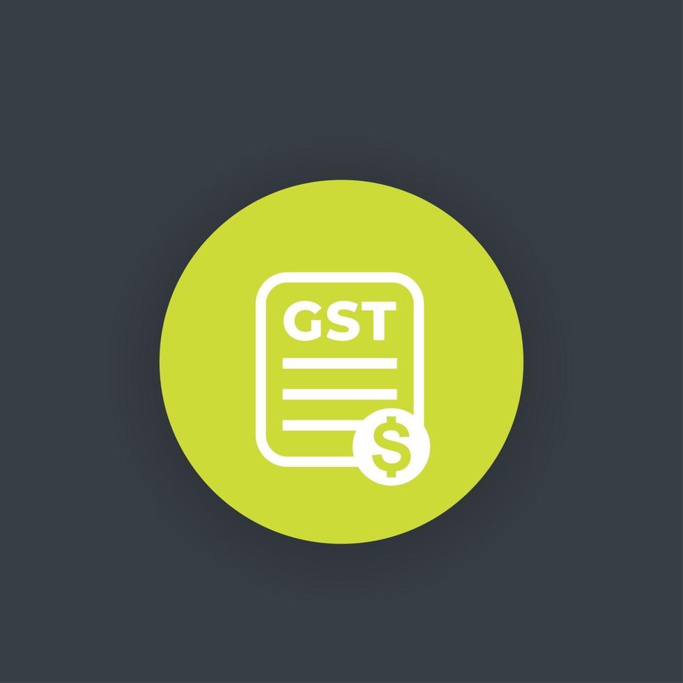 GST, goods and service tax, payroll vector