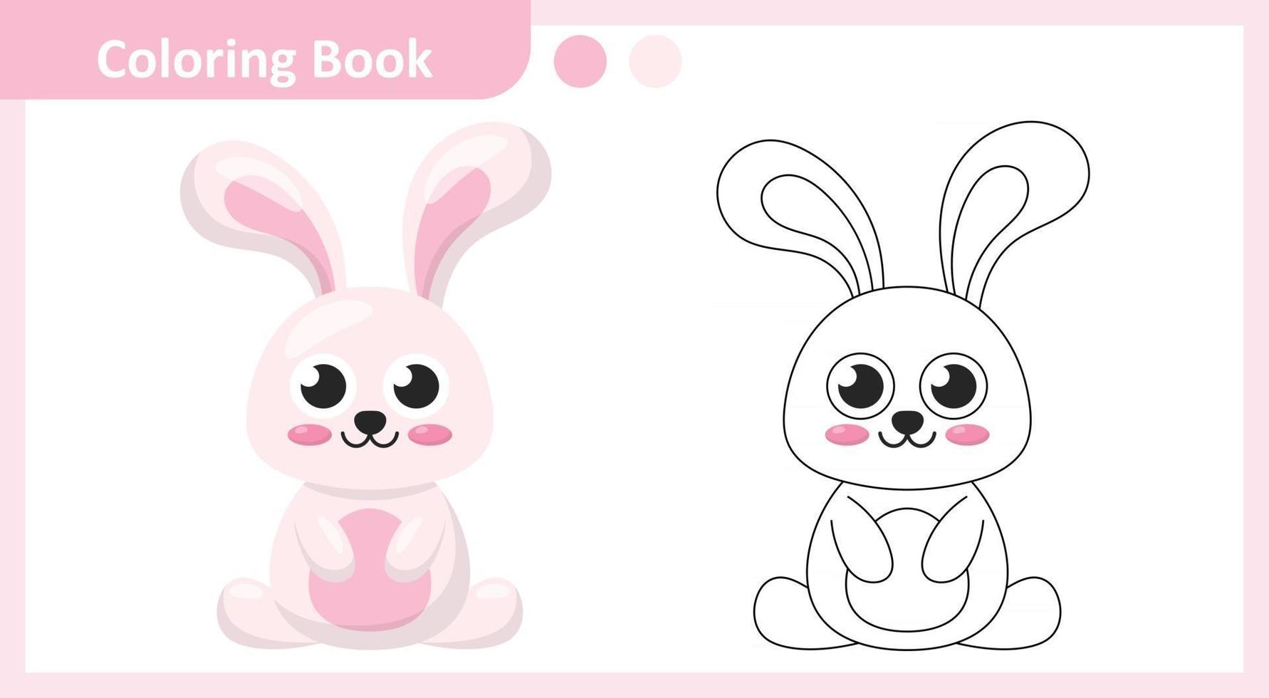 Download Coloring Book Rabbit 2640705 Vector Art At Vecteezy