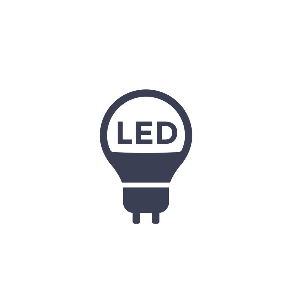 led bulb vector