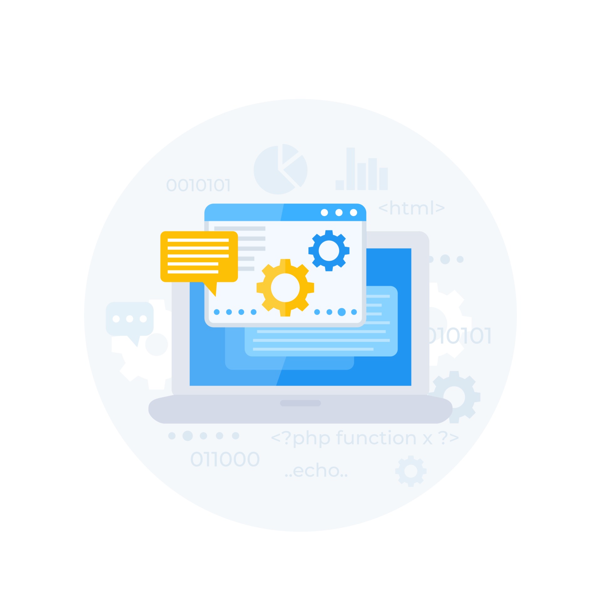 coding, software development, app integration, programming and IT ...