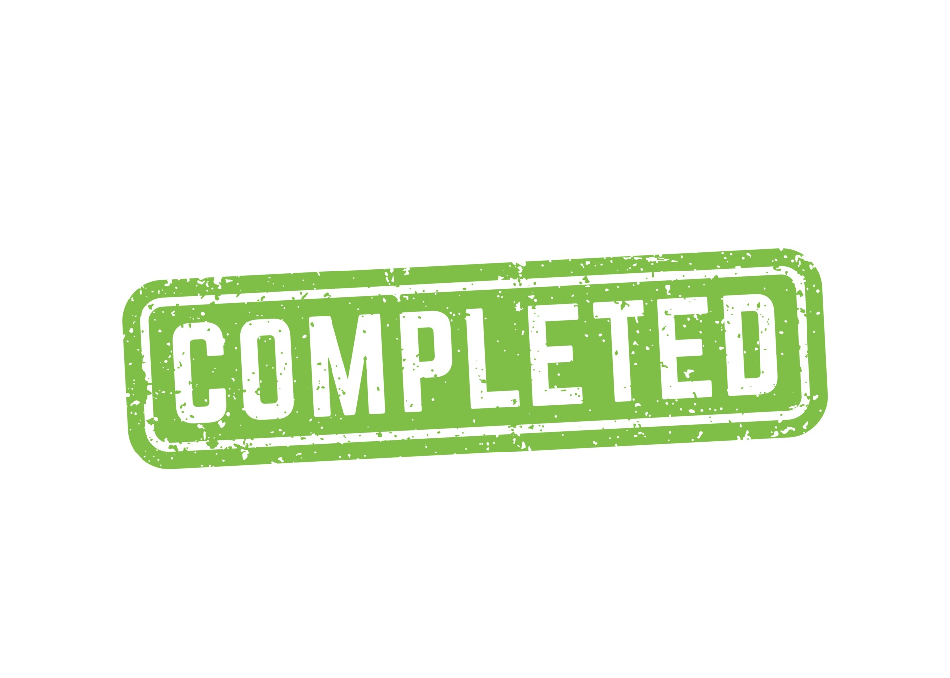 completed, vector stamp 2640812 Vector Art at Vecteezy