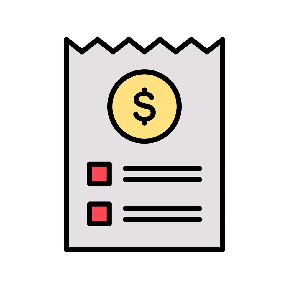 Invoice Vector Icon