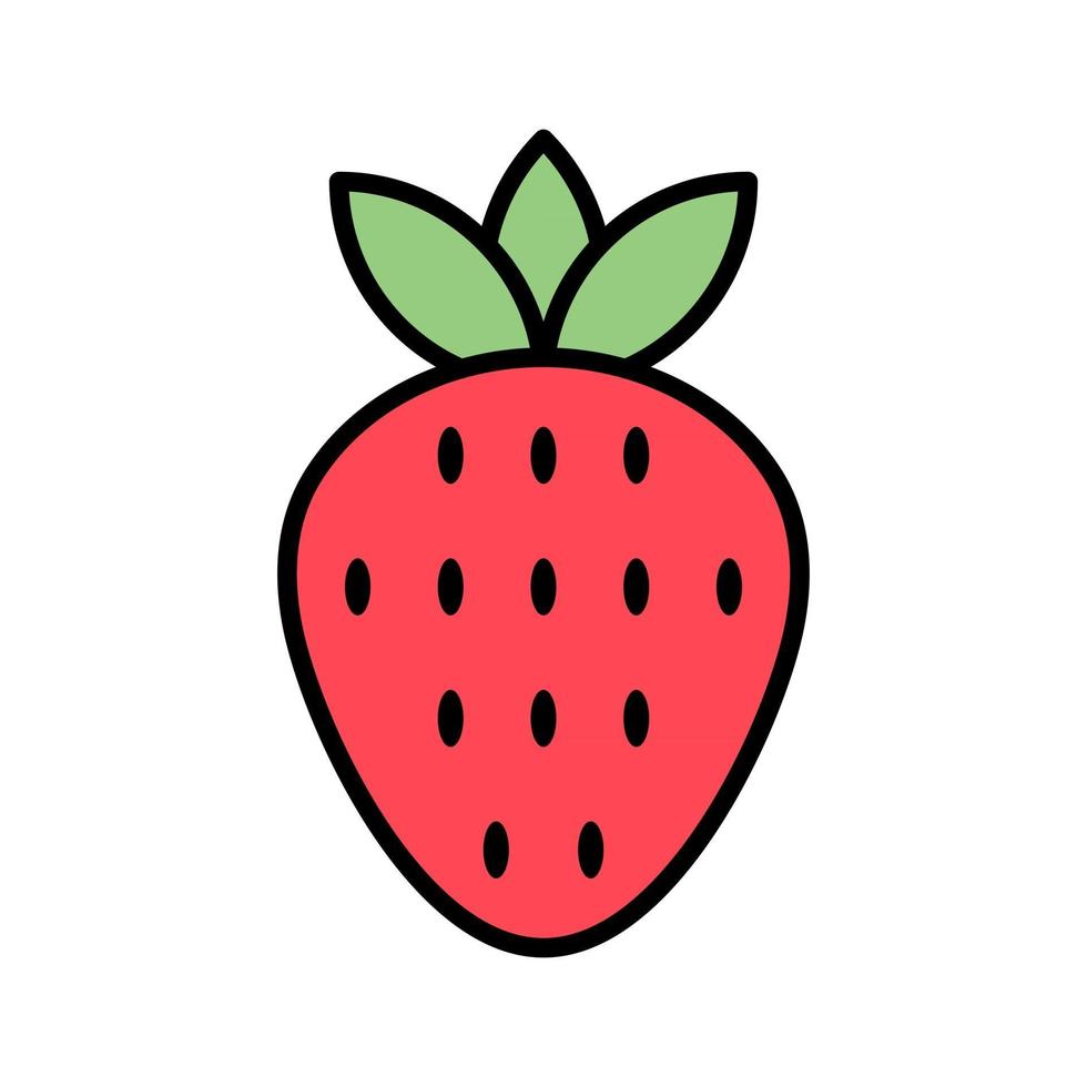 Strawberry Vector Icon