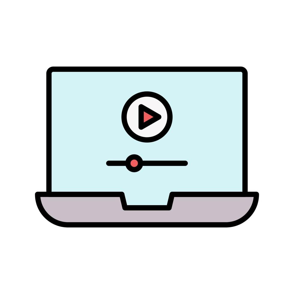 Online Lecture Icon vector