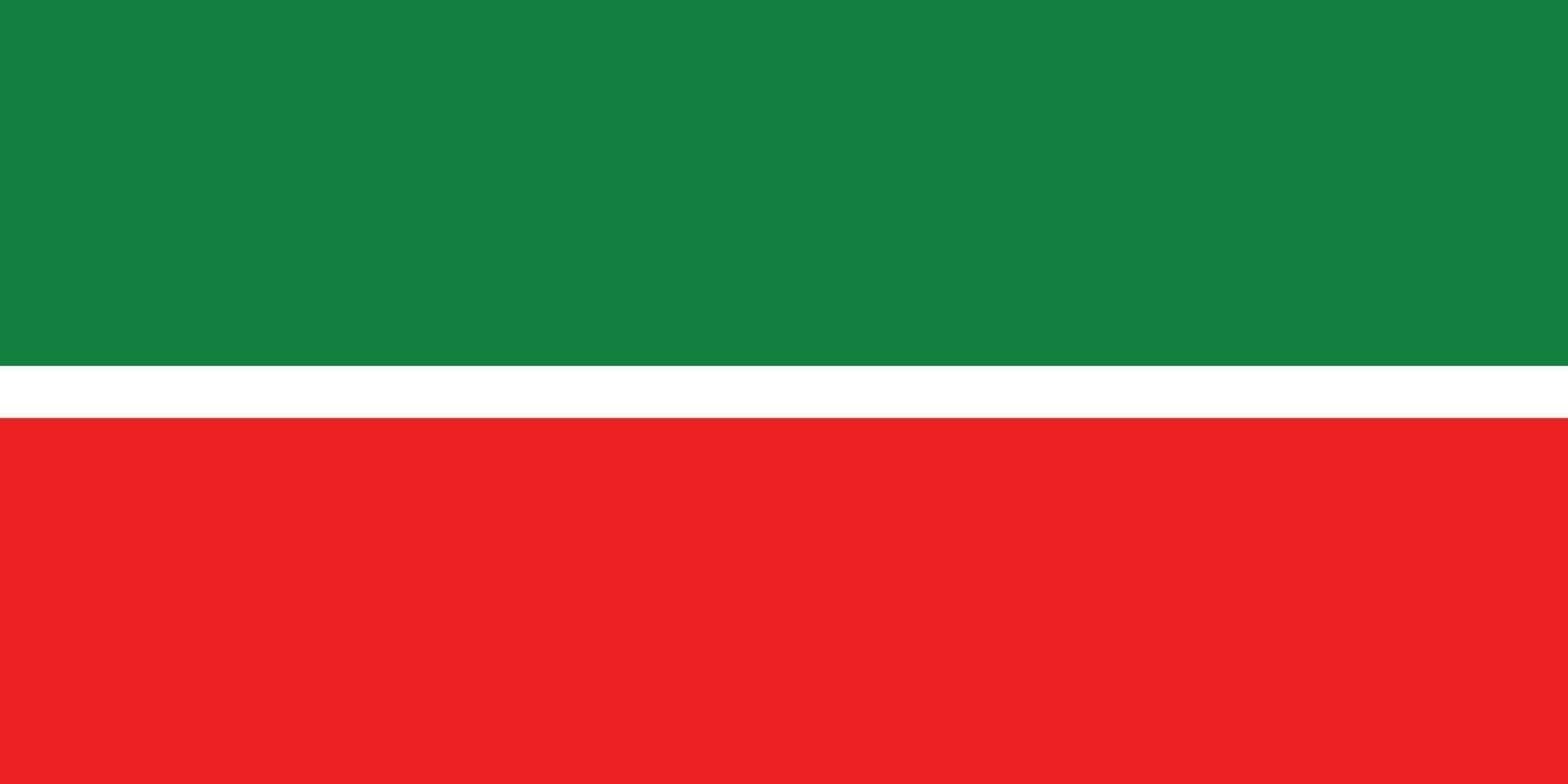 Tatarstan officially flag vector