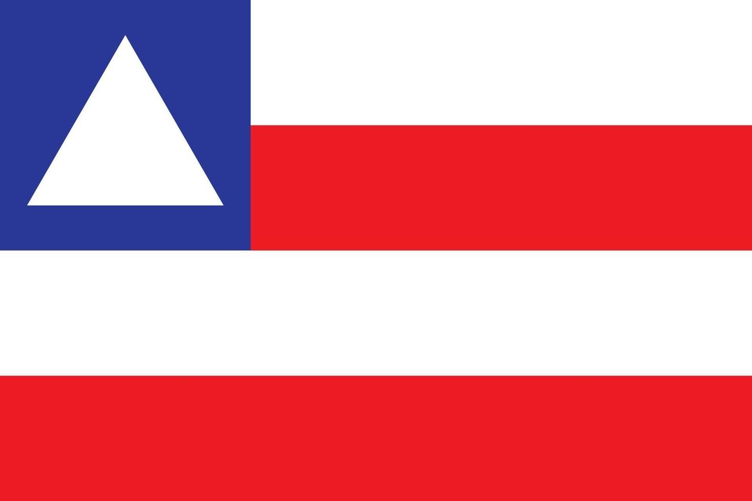 bahia oficialmente bandera vector