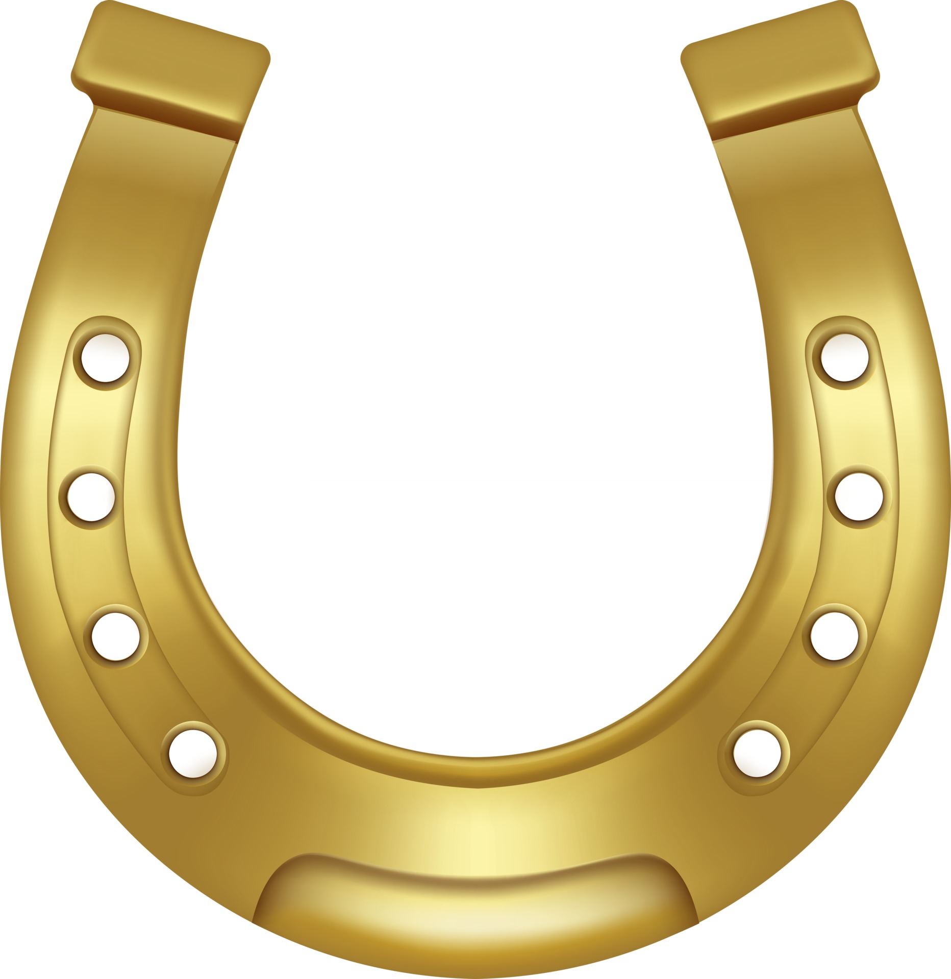 isolated gold horseshoe 2642086 Vector Art at Vecteezy