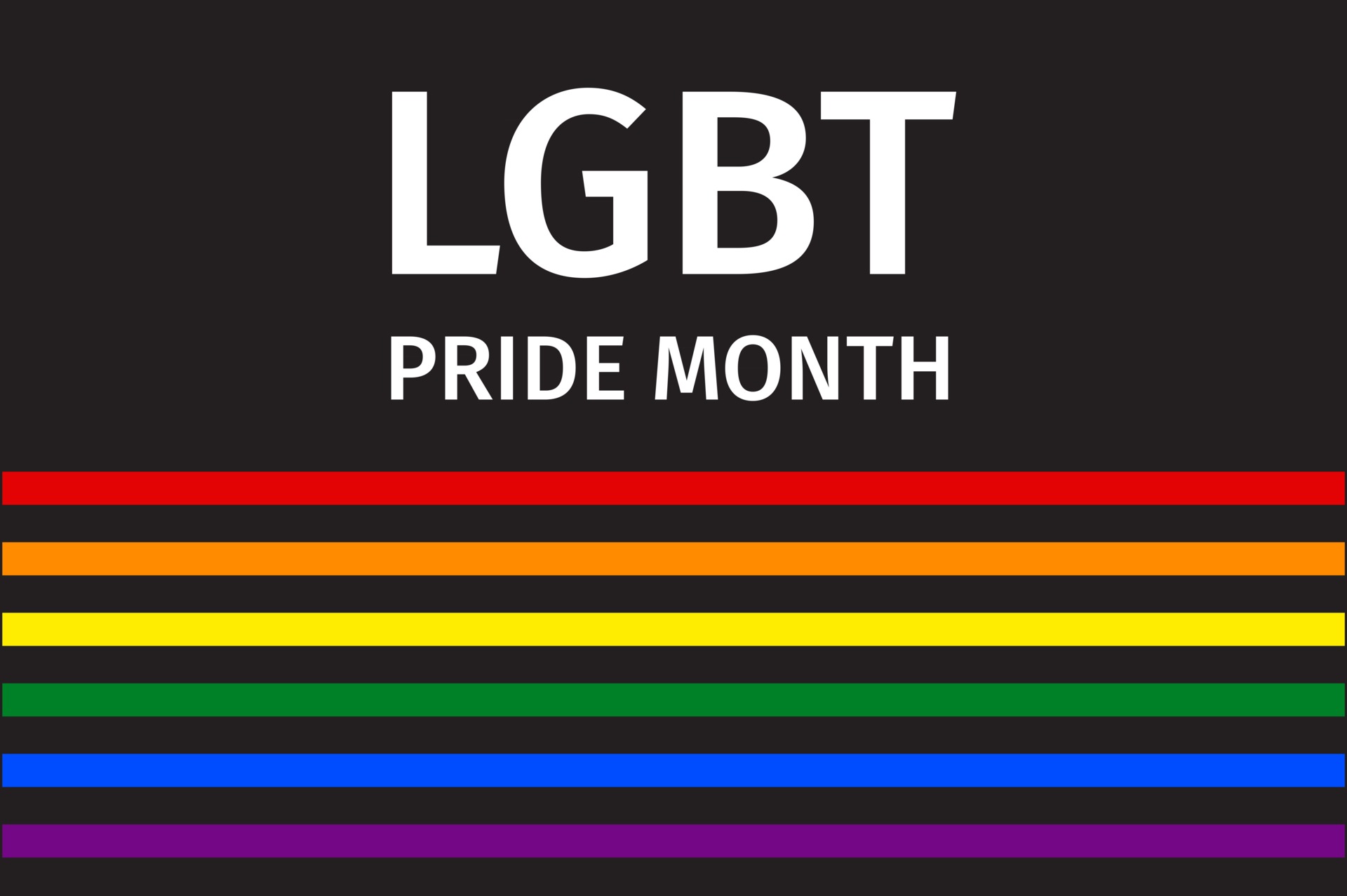 LGBT month rainbow pride design 2642091 Vector Art at Vecteezy