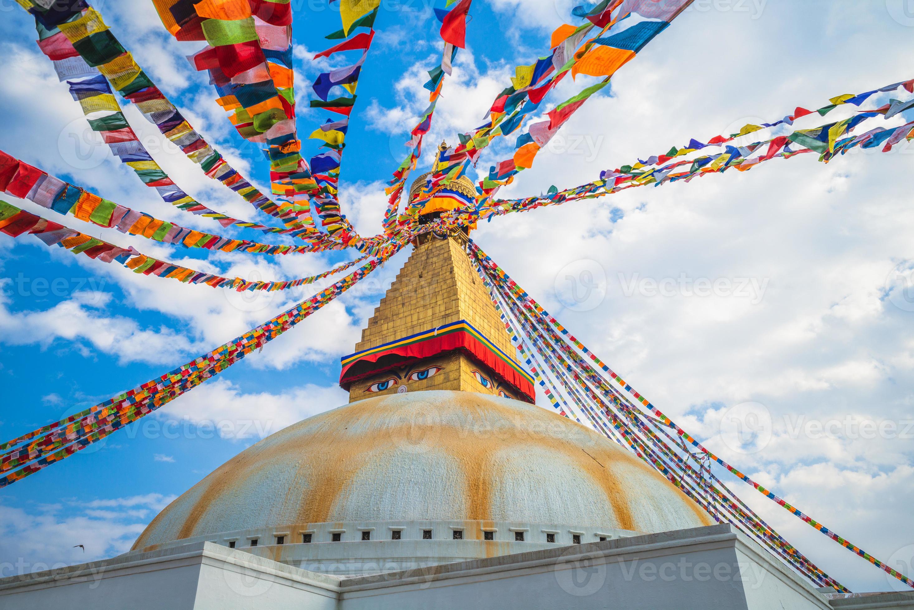 Boudha stupa aka Boudhanath at Kathmandu Nepal 2642536 Stock Photo