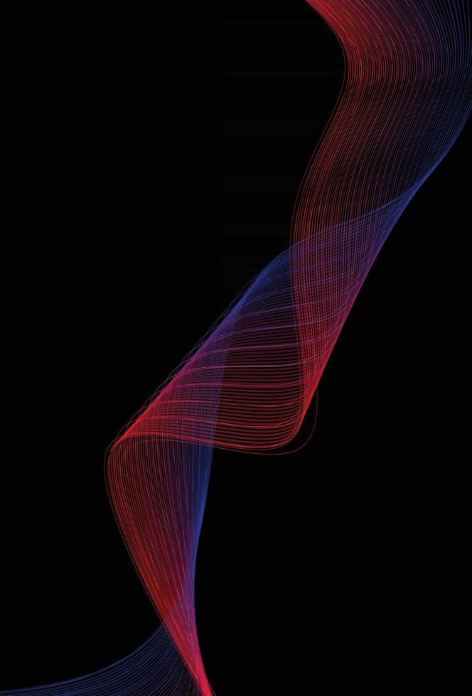 Abstract wave background vector