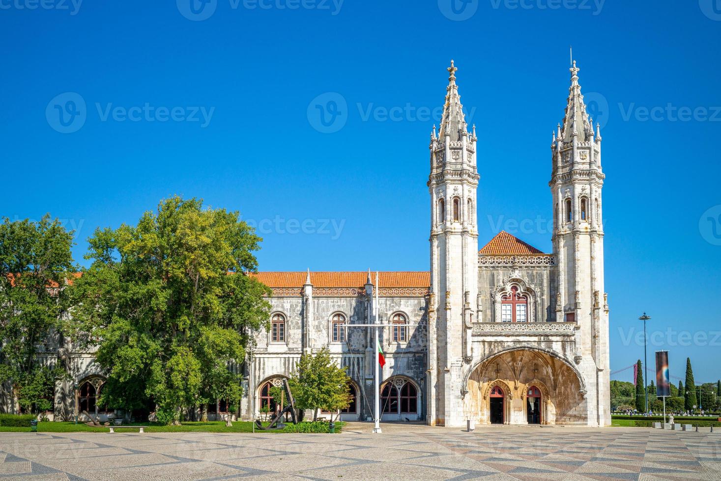 Jeronimos Monastery or Hieronymites Monastery in Lisbon, Portugal photo