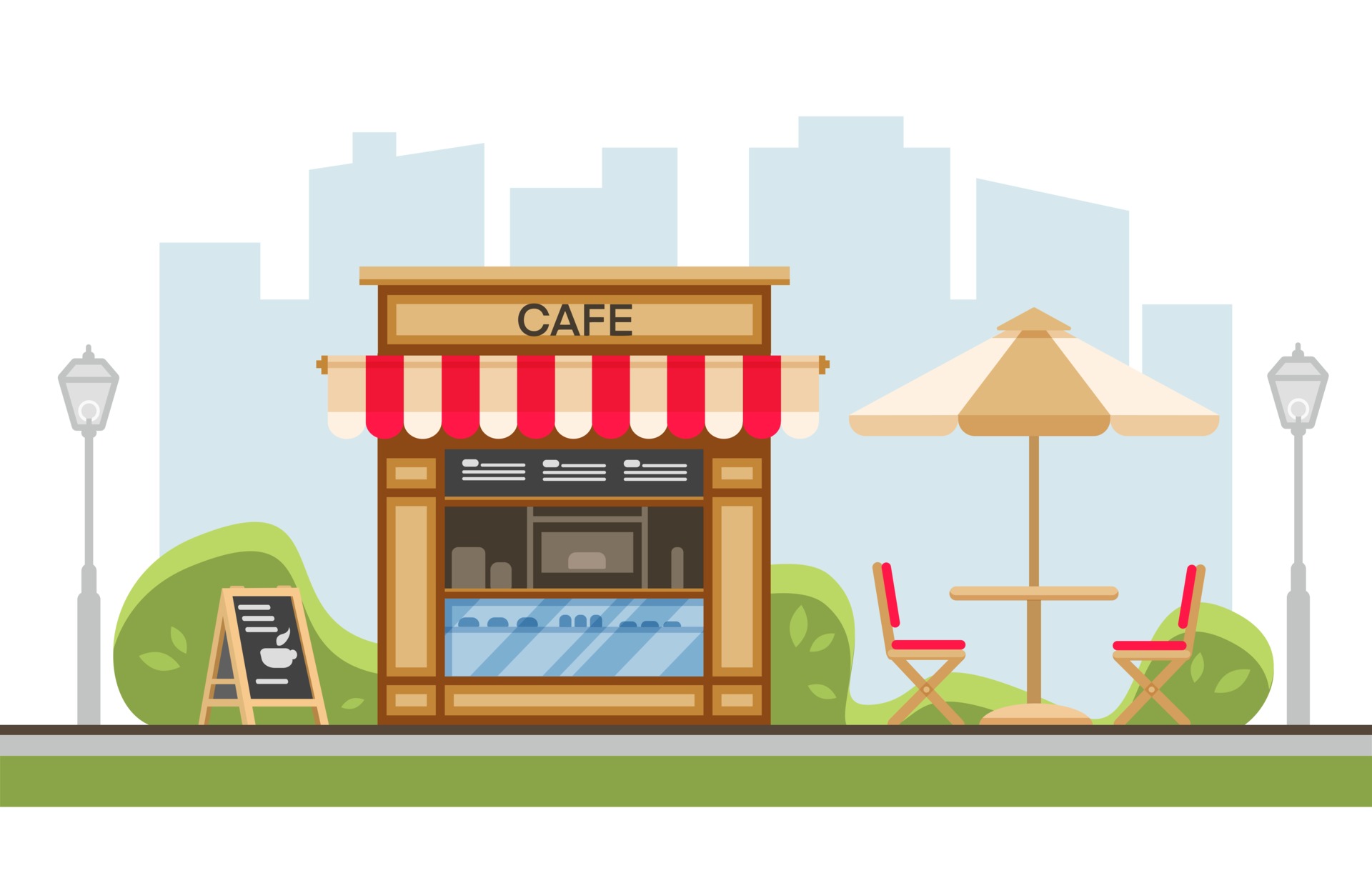 Park Street Cafe With Umbrella Table Chair Terrace Skyscrapers Lantern Urban Spring Summer Landscape Coffe In Outdoor Park With Outside Cafe Flat Cartoon Vector Illustration Vector Art At Vecteezy Park Street Cafe With Umbrella Table Chair Terrace Skyscrapers Lantern Urban Spring Summer Landscape Coffe In Outdoor Park With Outside Cafe Flat Cartoon Vector Illustration Vector Art At Vecteezy