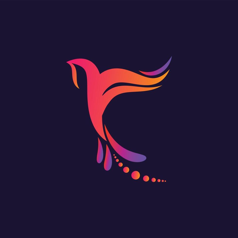 Bird logo design vector