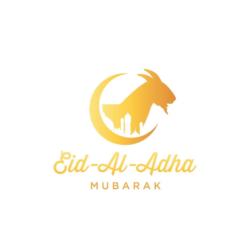 Eid Al Adha illustration vector graphic of good for islamic day, eid mubarak, eid fitr, greeting card, background. Eps 10