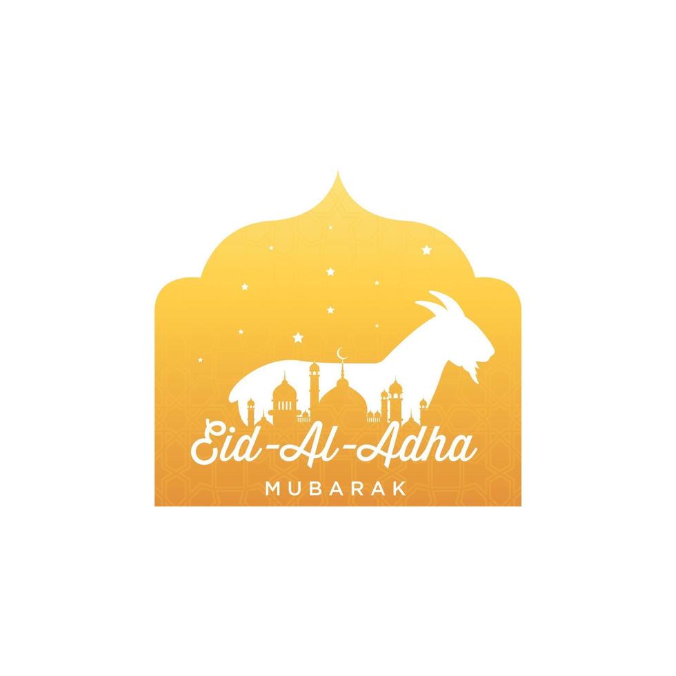 Gráfico de vector de ilustración de eid al adha de bueno para el día islámico, eid mubarak, eid fitr, tarjeta de felicitación, fondo. eps 10