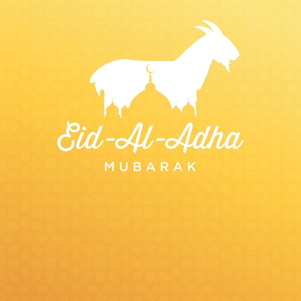 Eid Al Adha illustration vector graphic of good for islamic day, eid mubarak, eid fitr, greeting card, background. Eps 10