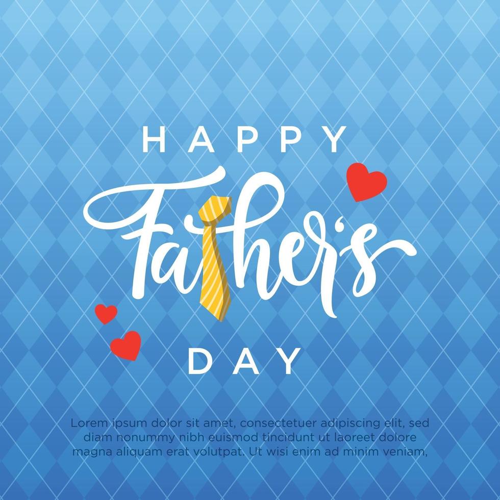 Happy Father's Day illustration vector graphic of good for greeting card, sale, typography, Background. Fathers day holiday
