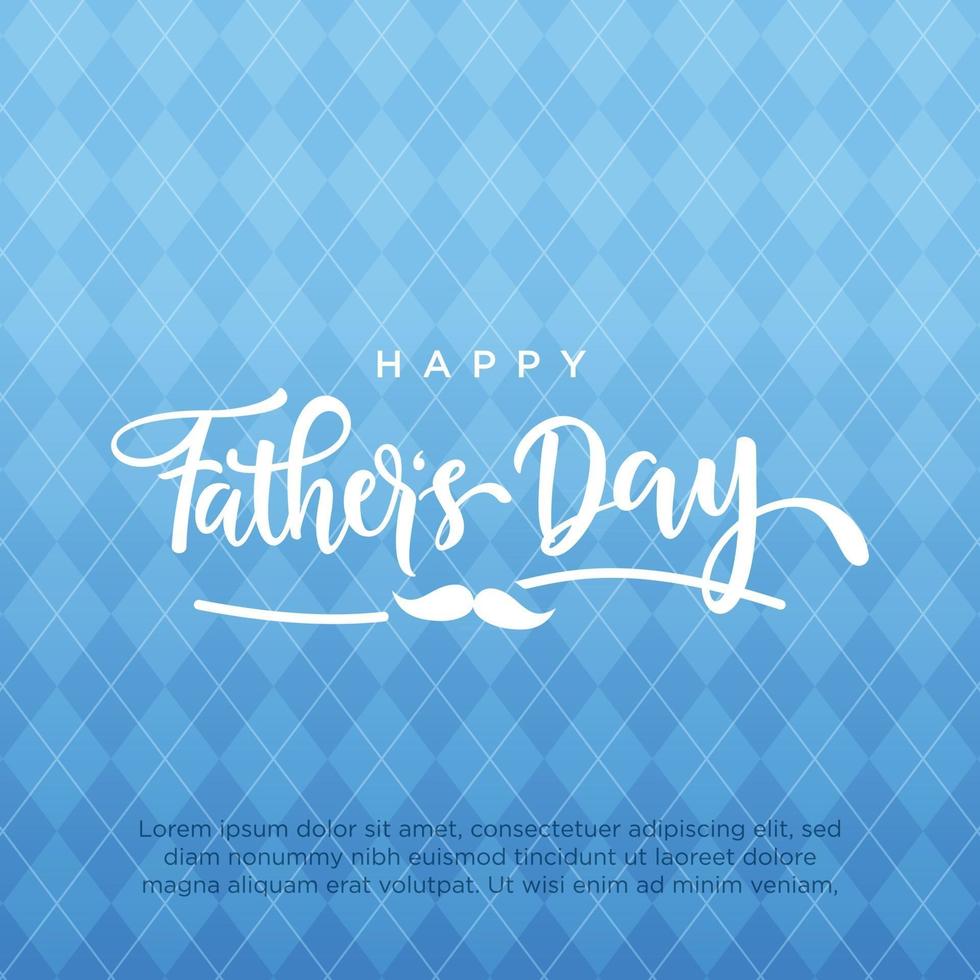 Happy Father's Day illustration vector graphic of good for greeting card, sale, typography, Background. Fathers day holiday
