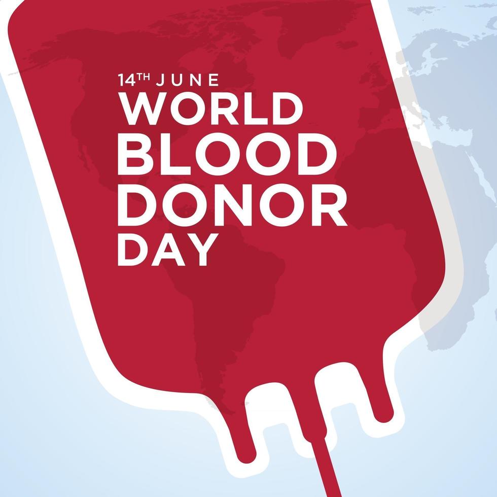 World Blood Donor Day illustration vector graphic of perfect for greeting card, background, invitation, madicine, web, icon, simple wallpaper, ornament