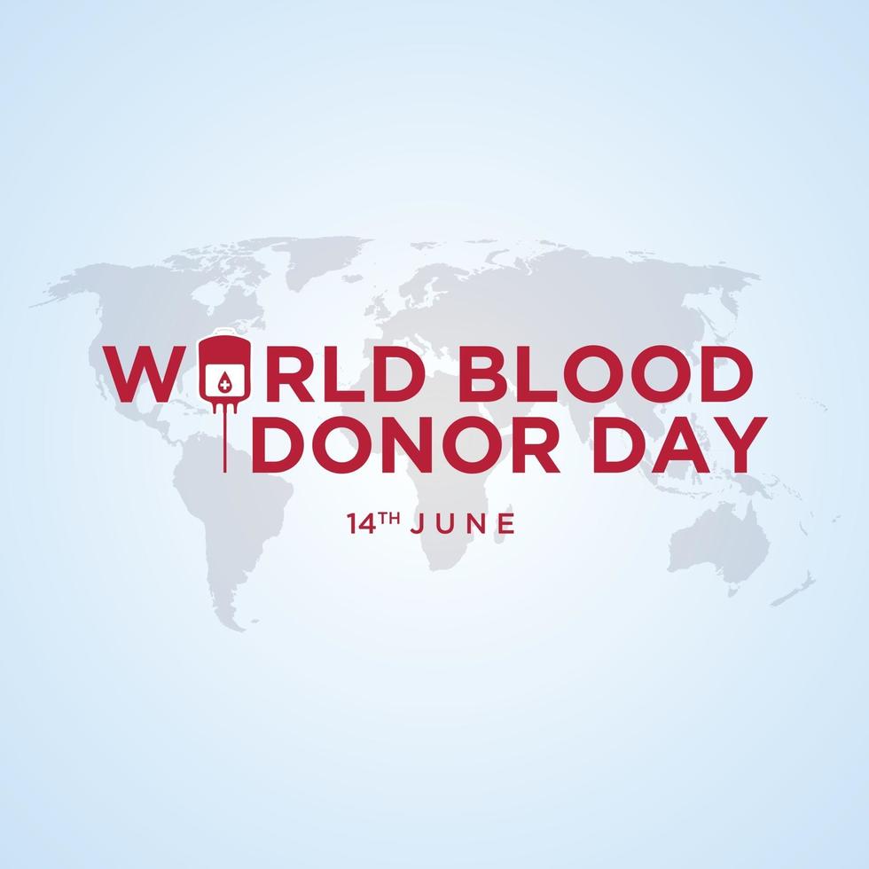 World Blood Donor Day illustration vector graphic of perfect for greeting card, background, invitation, madicine, web, icon, simple wallpaper, ornament
