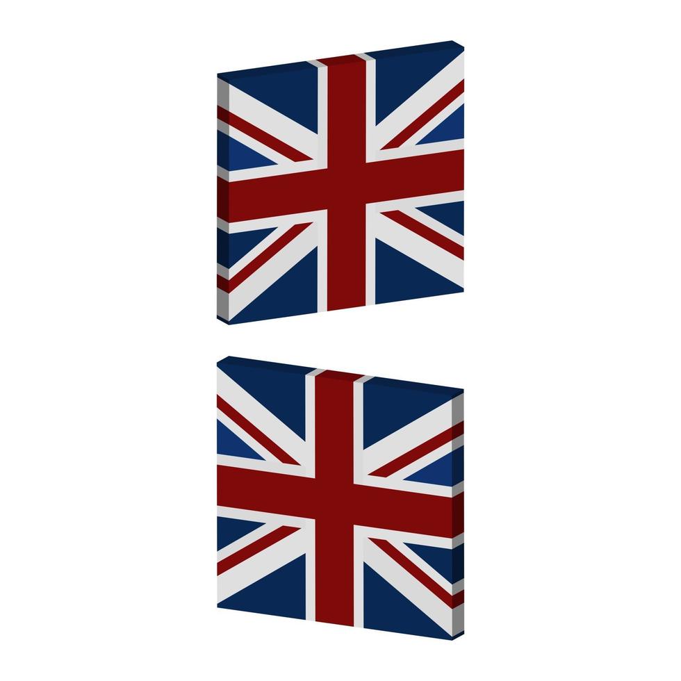 Great Britain Flag On Background vector