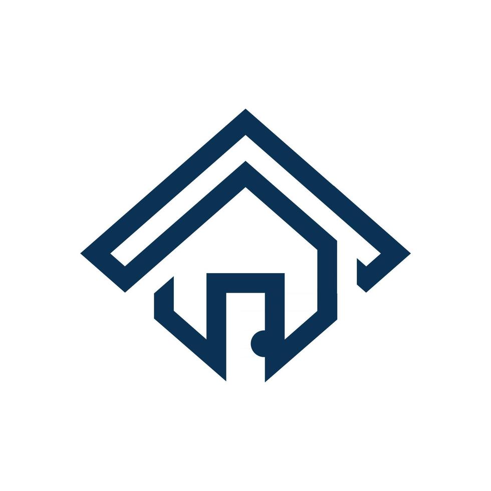 Home building logo and symbol vector