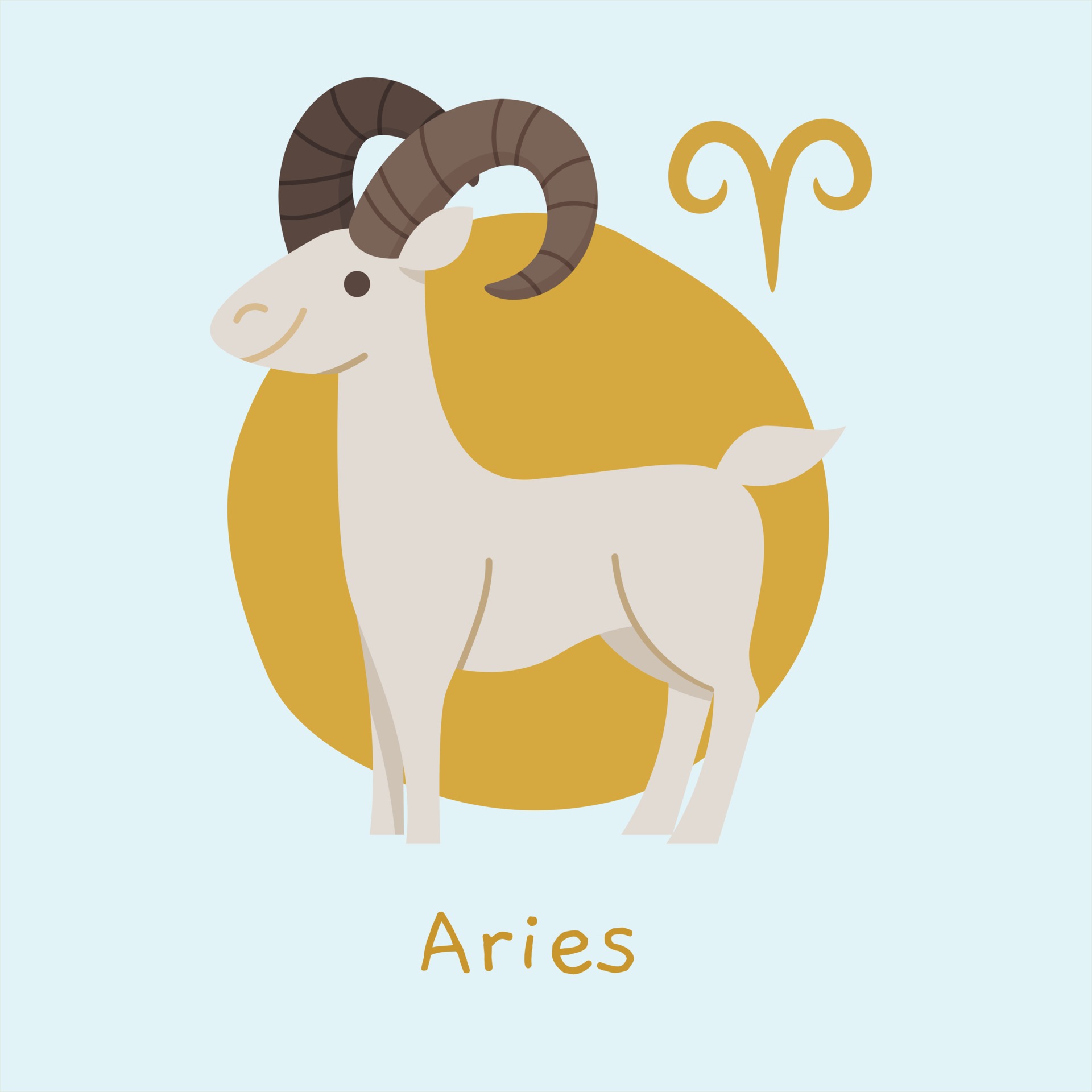 zodiac sign flat design vector illustration 2648143 Vector Art at Vecteezy