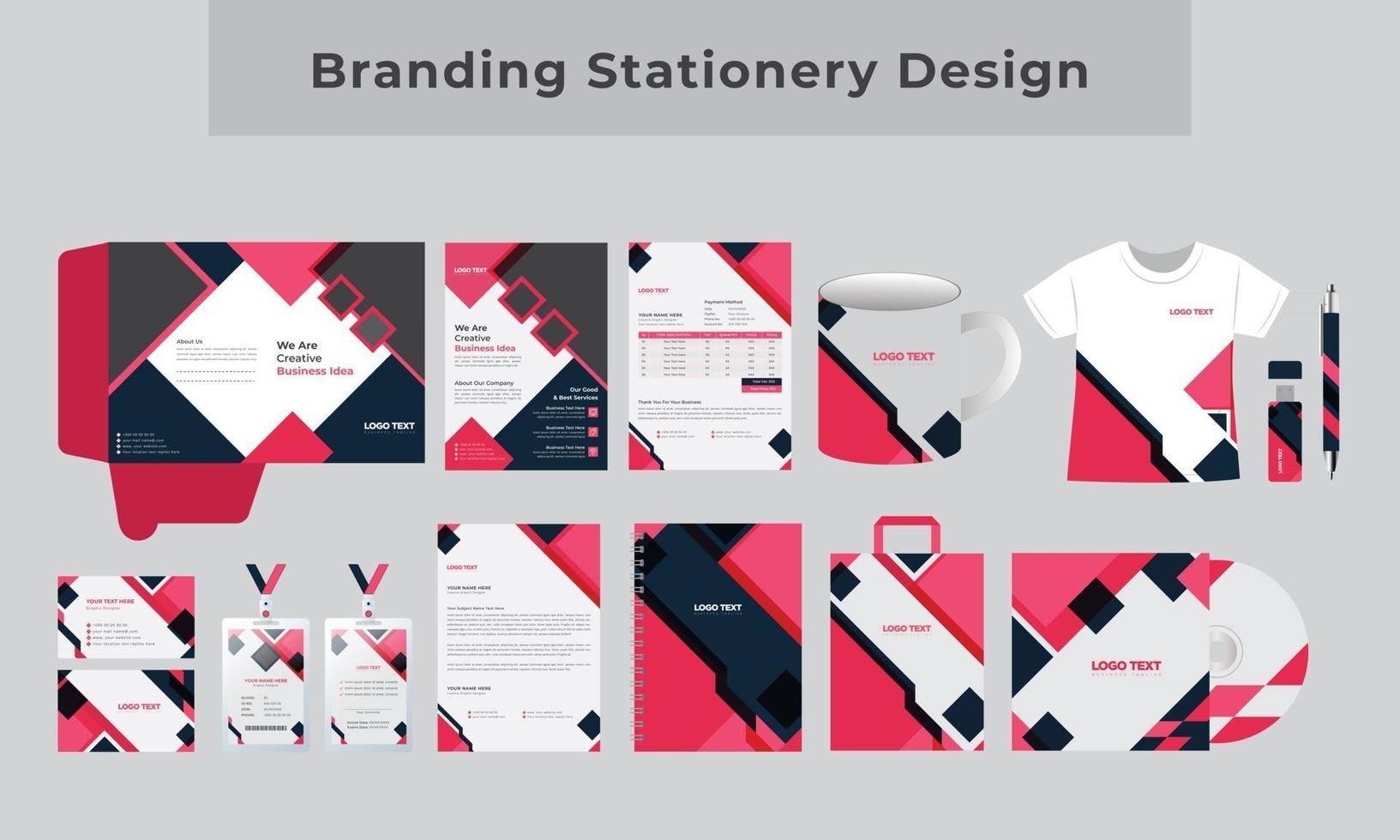 Branding Stationery Design vector