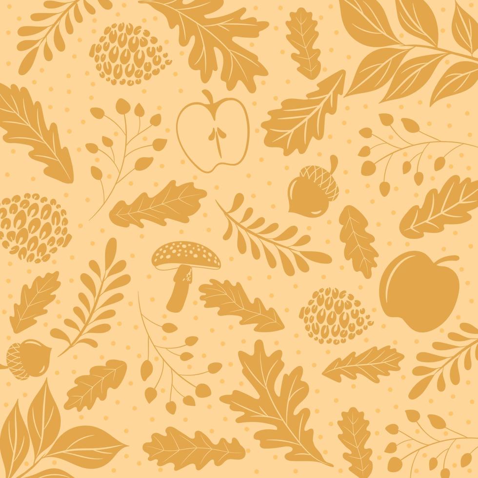 autumn leaves background vector